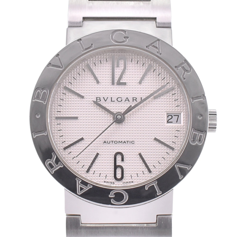 with paper BVLGARI Bvlgari Bvlgari BB33SS AUTO Date Silver Dial Automatic Men's
 Watch K#142819