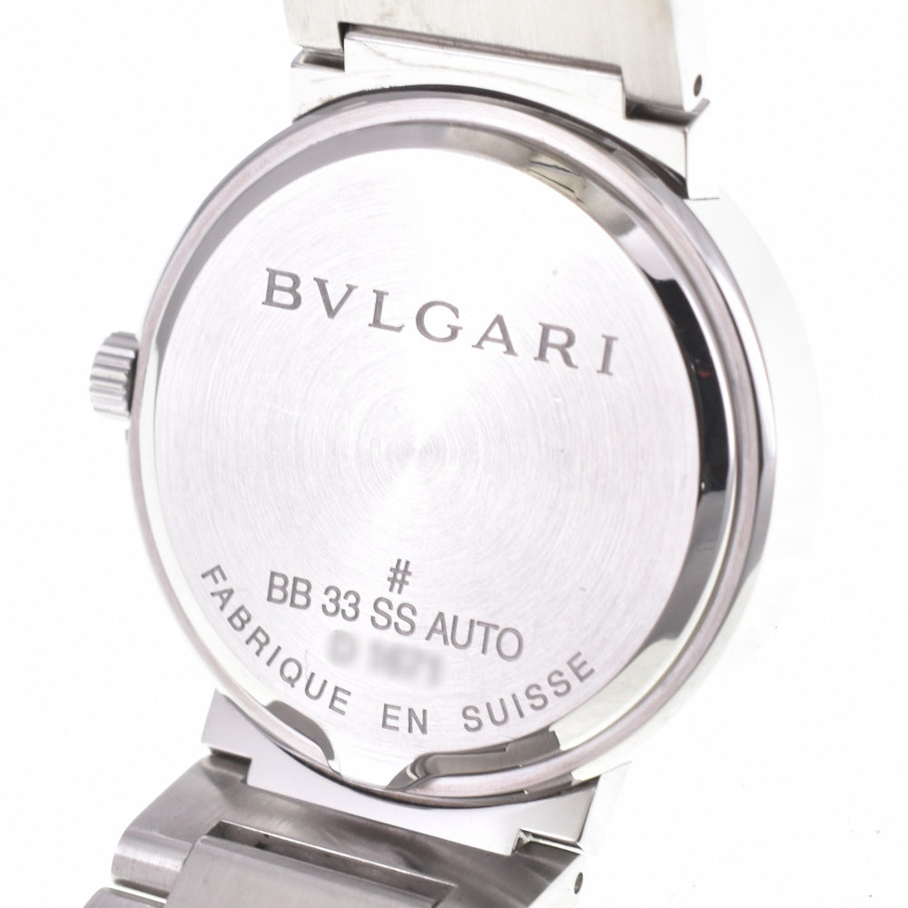 with paper BVLGARI Bvlgari Bvlgari BB33SS AUTO Date Silver Dial Automatic Men's
 Watch K#142819