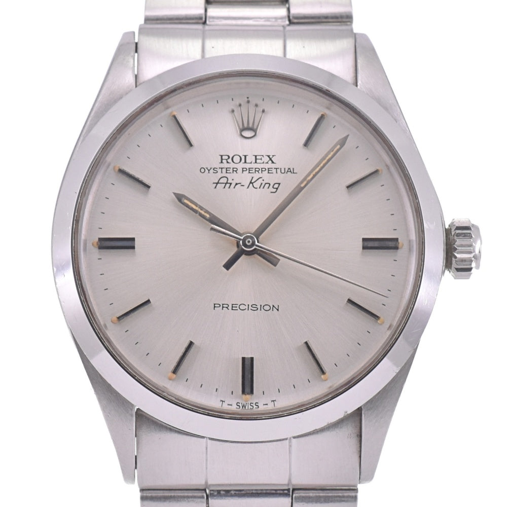 ROLEX Air King Oyster Perpetual 5500 vintage Cal.1520 Silver Dial Automatic Men's
 Watch K#142821