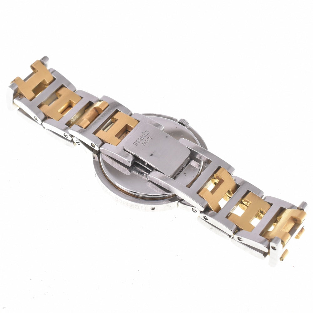 HERMES Clipper Date white Dial Quartz Men's
 Watch J#142822