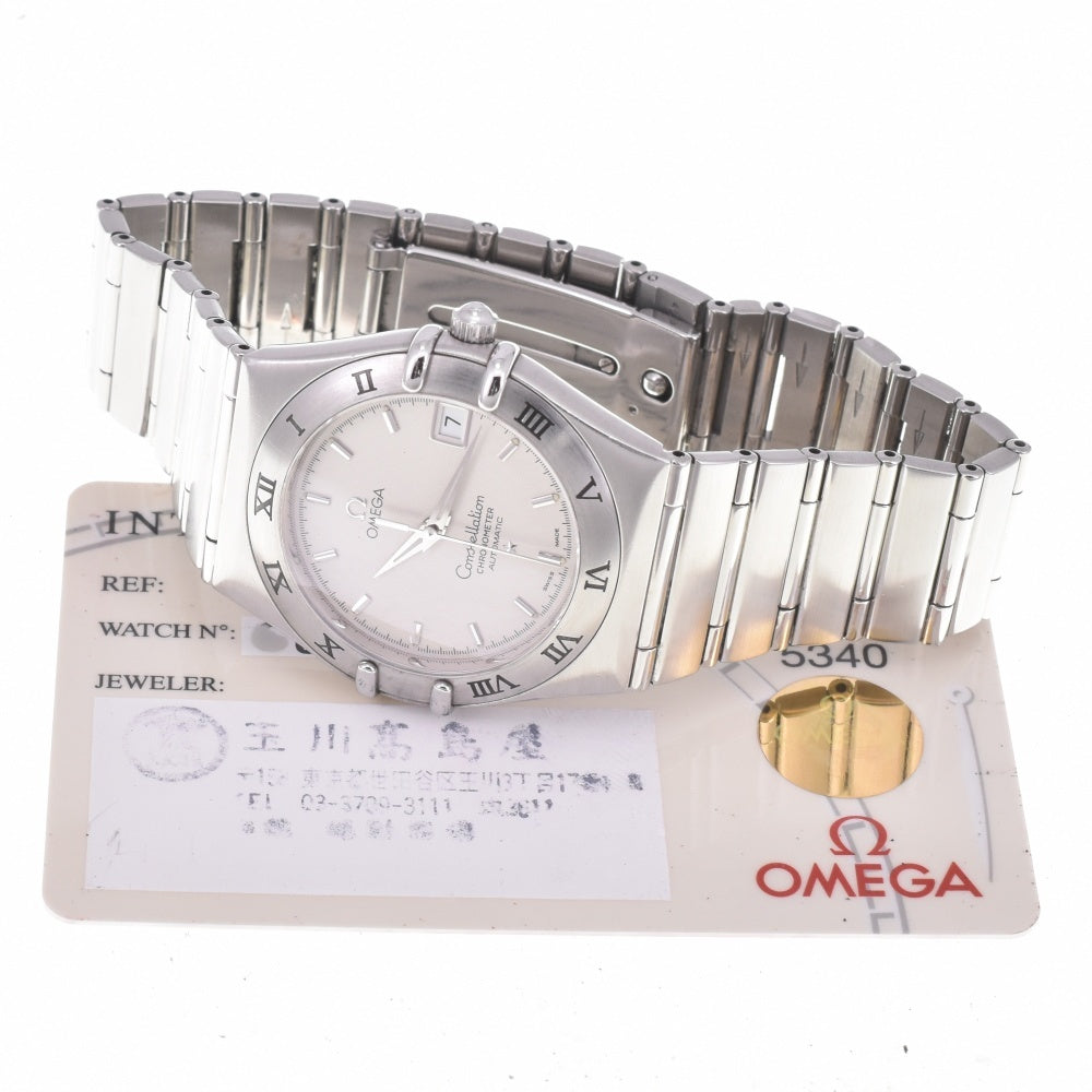 with paper OMEGA Constellation 1502.30 Date chronometer Silver Dial Automatic Men's
 Watch K#142823