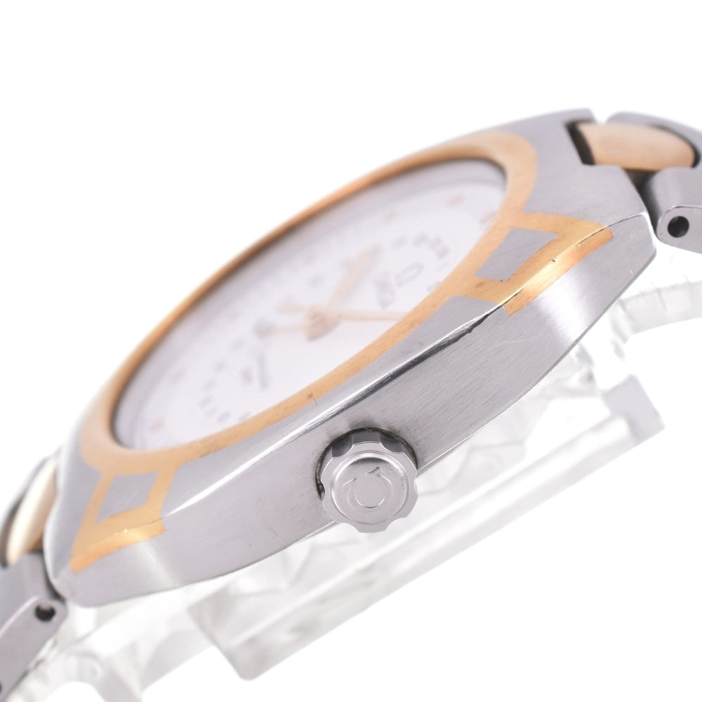 OMEGA Seamaster Polaris GMT Stainless Steel/K18 white Dial Quartz Men's
 Watch K#142824