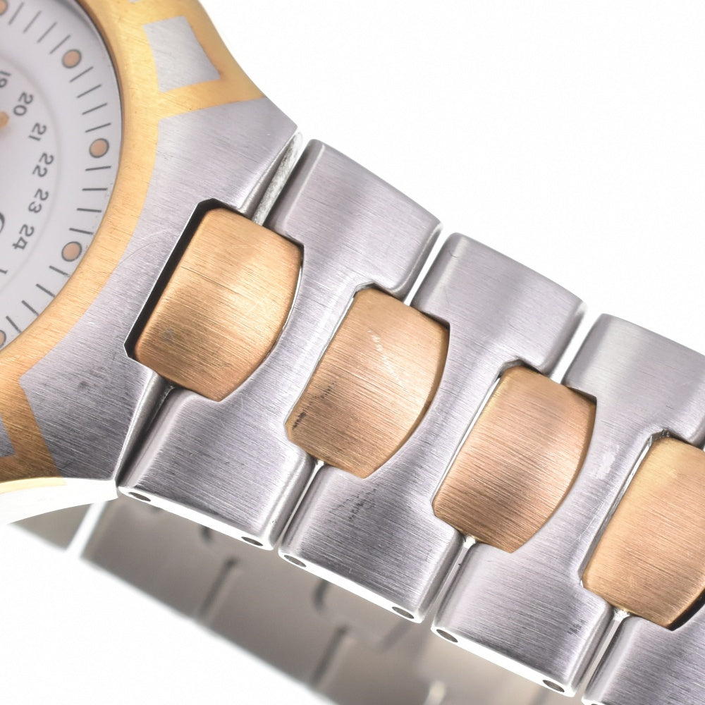 OMEGA Seamaster Polaris GMT Stainless Steel/K18 white Dial Quartz Men's
 Watch K#142824