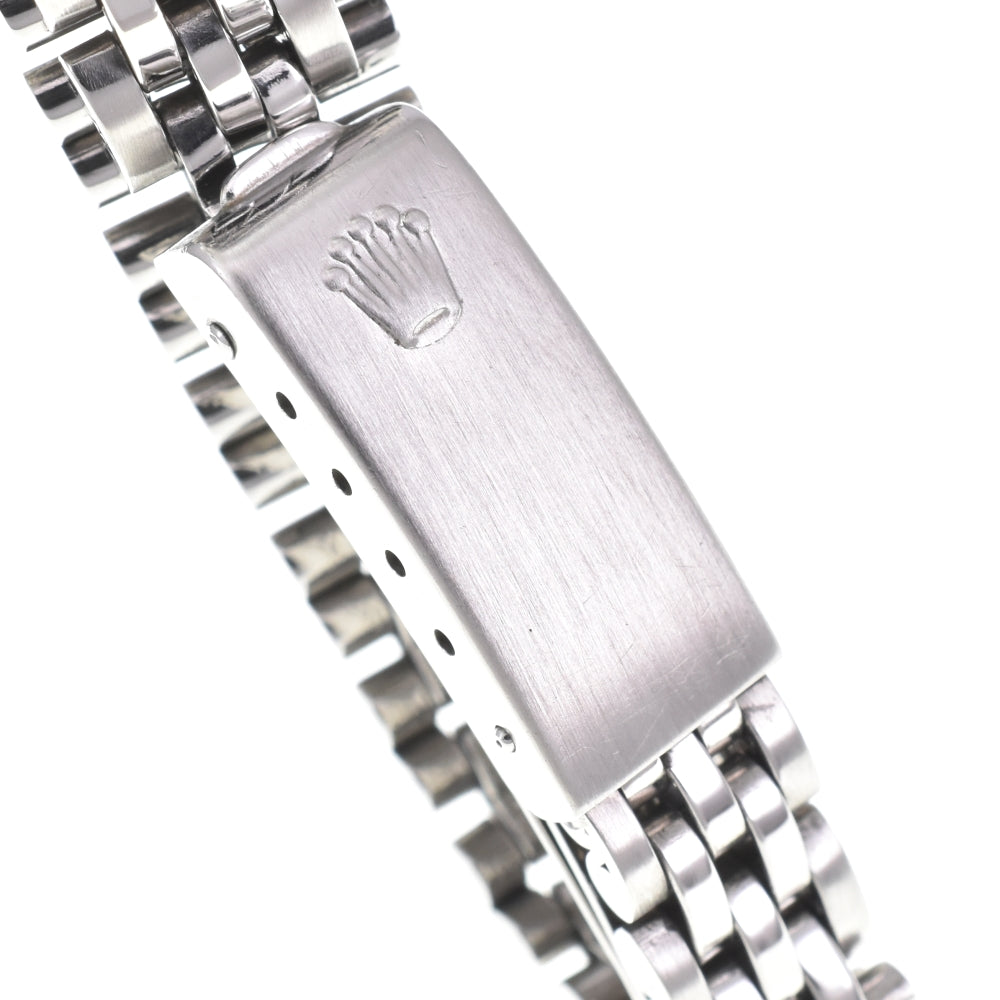 ROLEX Oyster perpetual date 6517 vintage WG bezel Cal.1161 Silver Dial Automatic Ladies
 Watch N#142829