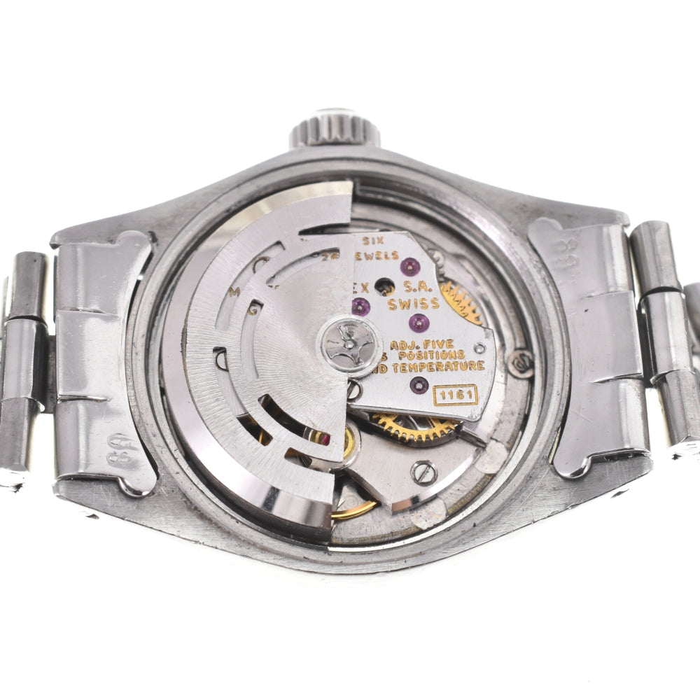 ROLEX Oyster perpetual date 6517 vintage WG bezel Cal.1161 Silver Dial Automatic Ladies
 Watch N#142829