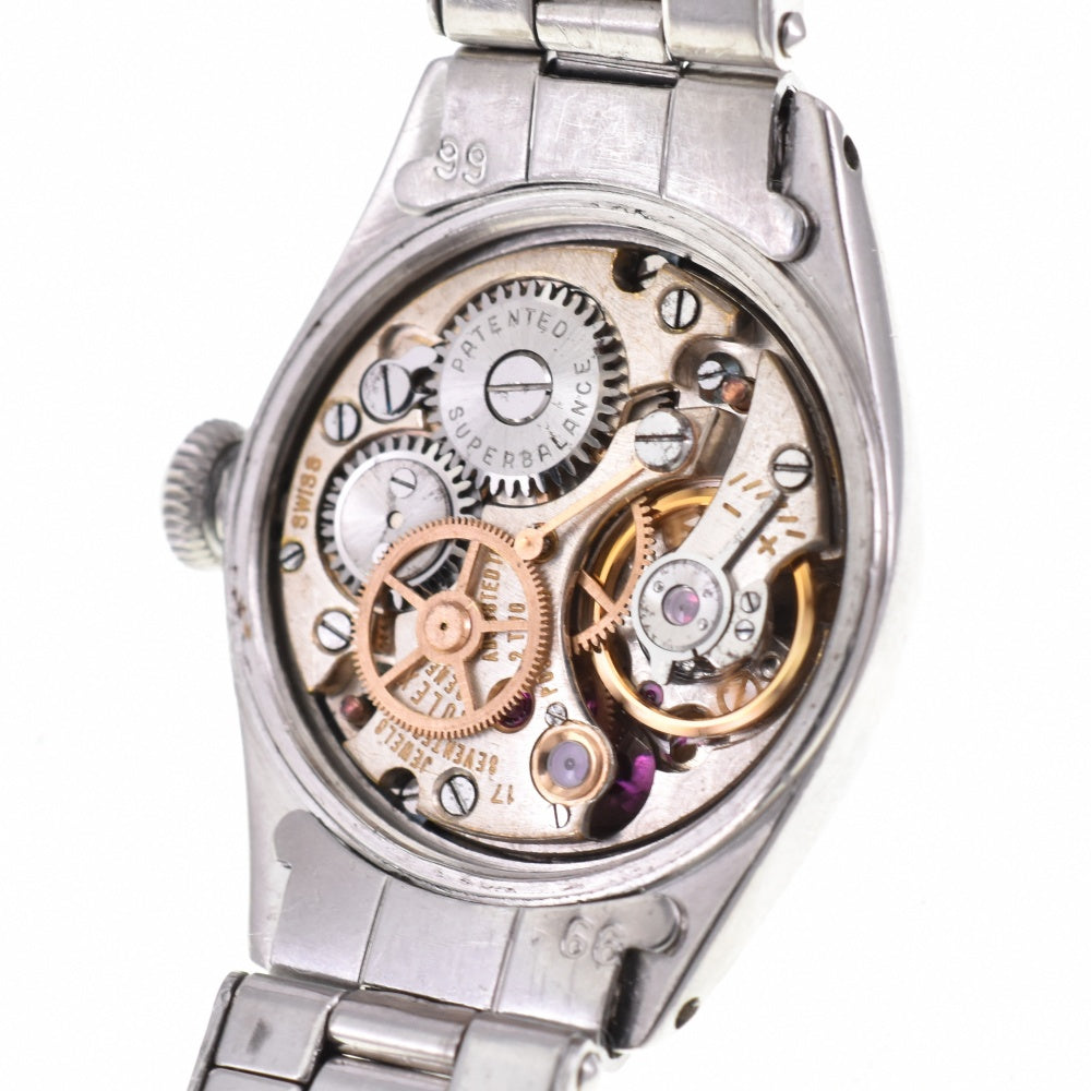 ROLEX Oyster Precision 5004 vintage Silver Dial Hand Winding Ladies
 Watch O#142833