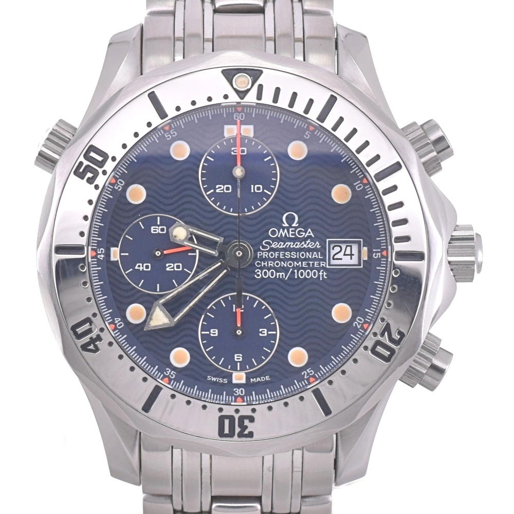 OMEGA Seamaster 300M 2598.80 Chronograph Date blue Dial Automatic Men's
 Watch K#142836