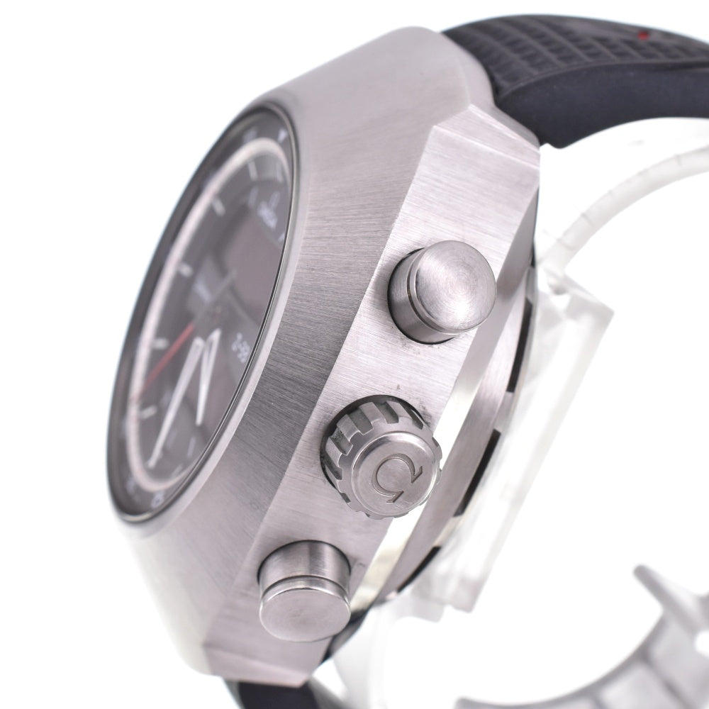 with paper OMEGA Speedmaster Space Master Z-33 325.92.43.79.01.001 Anadigi notation black Dial Quartz Men's
 Watch N#142843