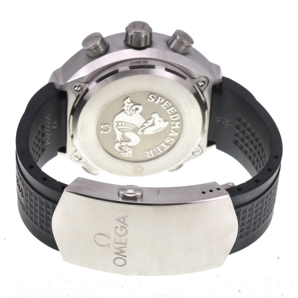 with paper OMEGA Speedmaster Space Master Z-33 325.92.43.79.01.001 Anadigi notation black Dial Quartz Men's
 Watch N#142843