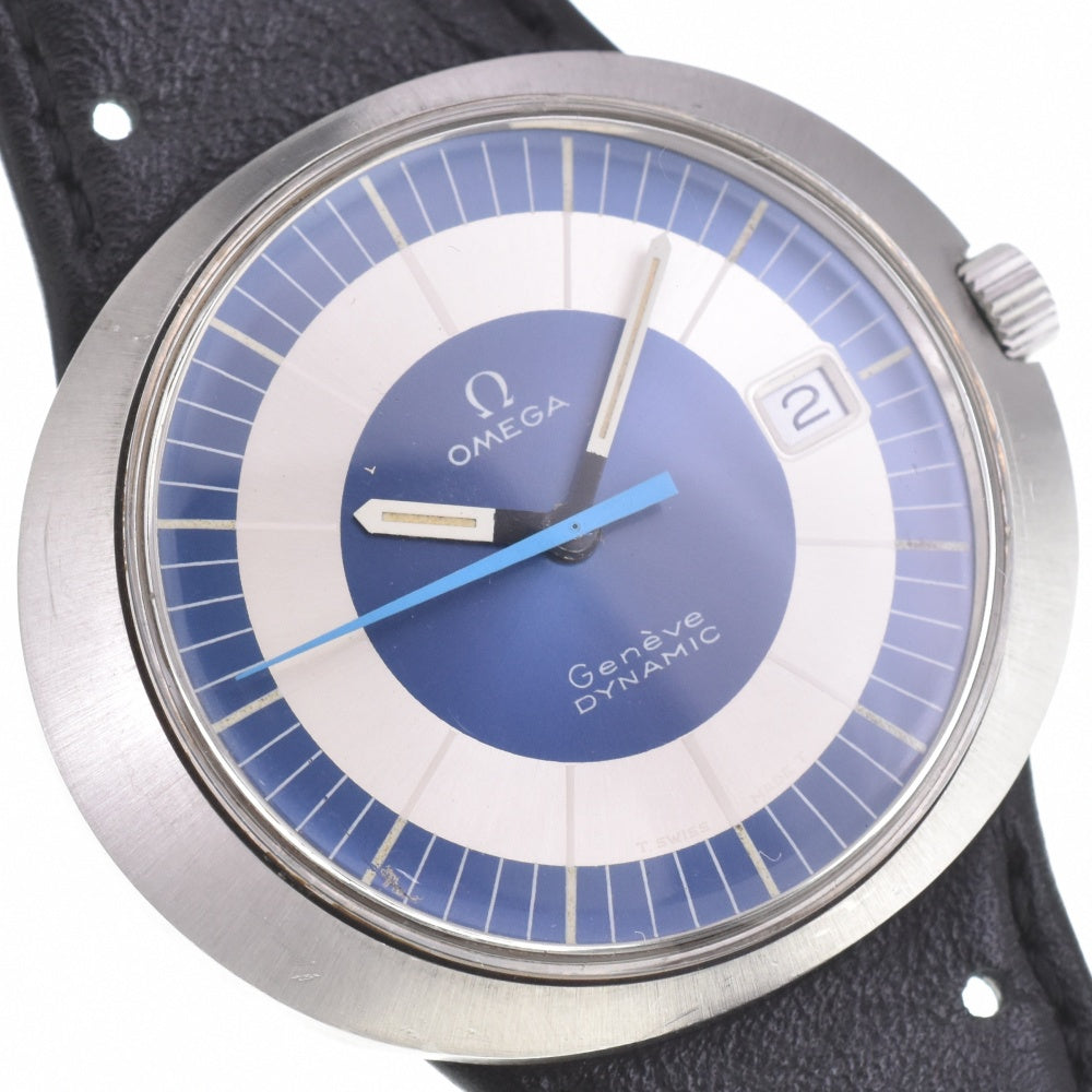 OMEGA Geneva Dynamic 166.039 TOOL.107 Silver / Blue Dial Hand Winding Men's
 Watch L#142844