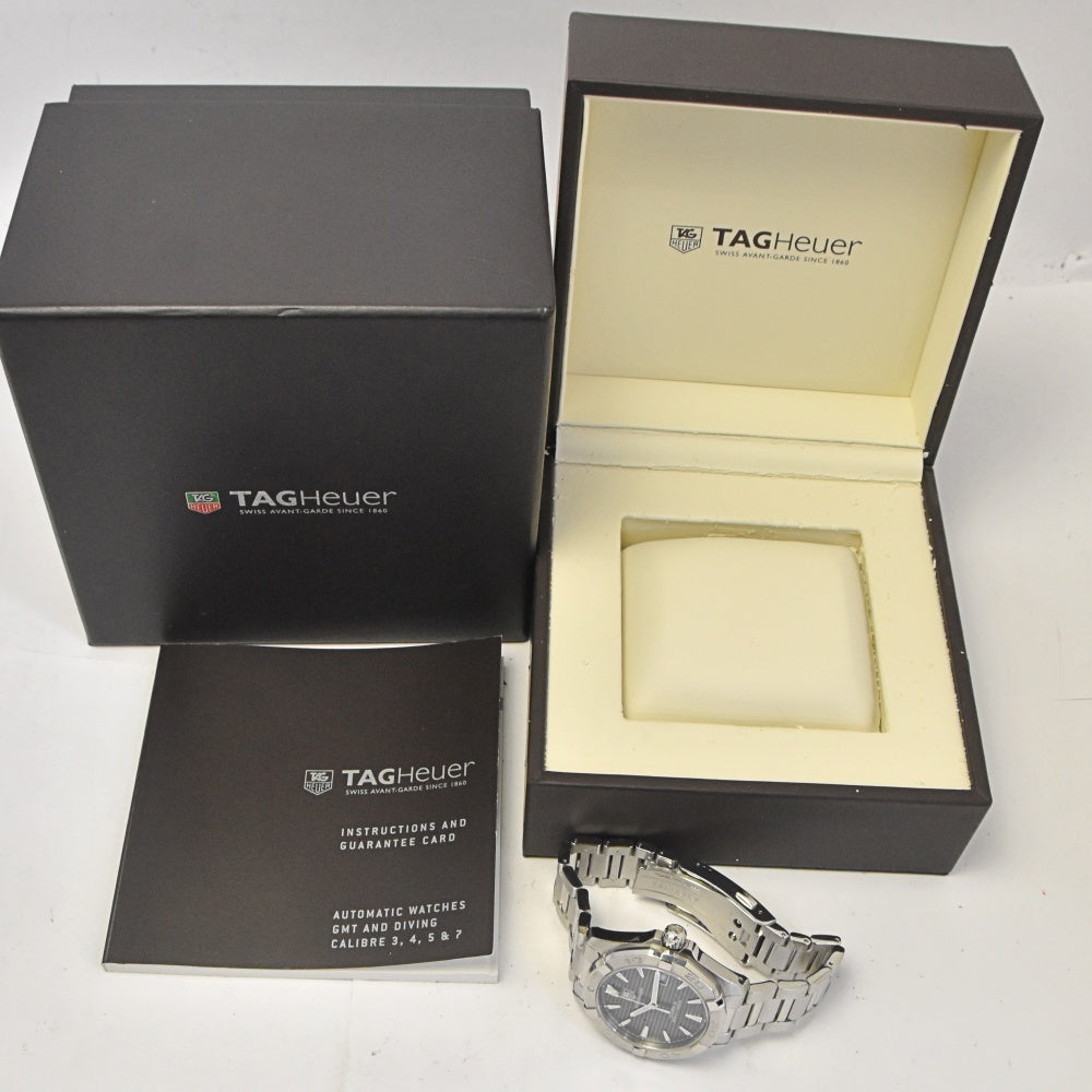 TAG HEUER Aqua Racer Caliber 5 WAY2113.BA0910 Date gray Dial Automatic Men's
 Watch M#142846