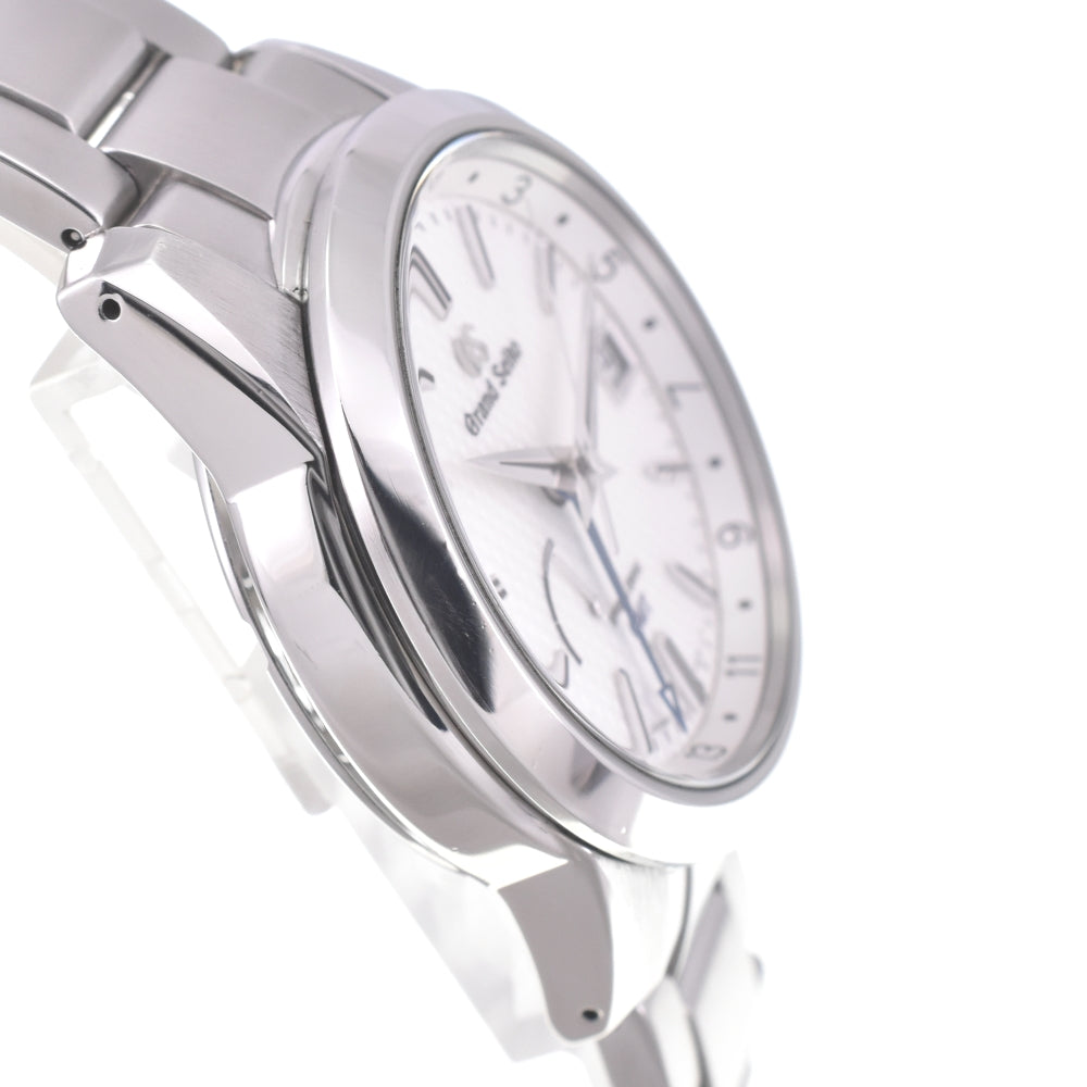 with paper SEIKO Grand Seiko SBGE209/9R66-0AE0 Power Reserve Date GMT white Dial Spring drive Men's
 Watch K#142847