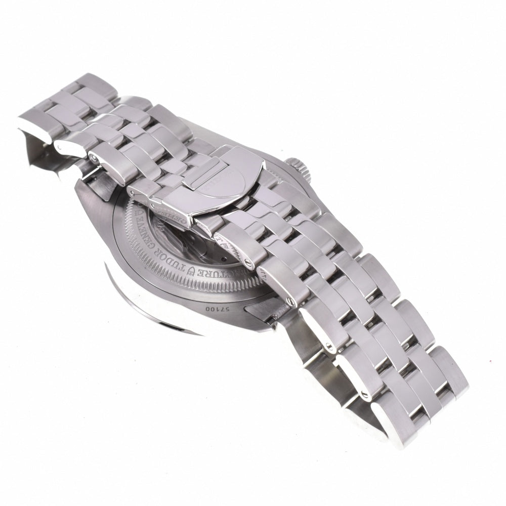 with paper TUDOR Glamor Double Date 57100 Small second black Dial Automatic Men's
 Watch N#142850
