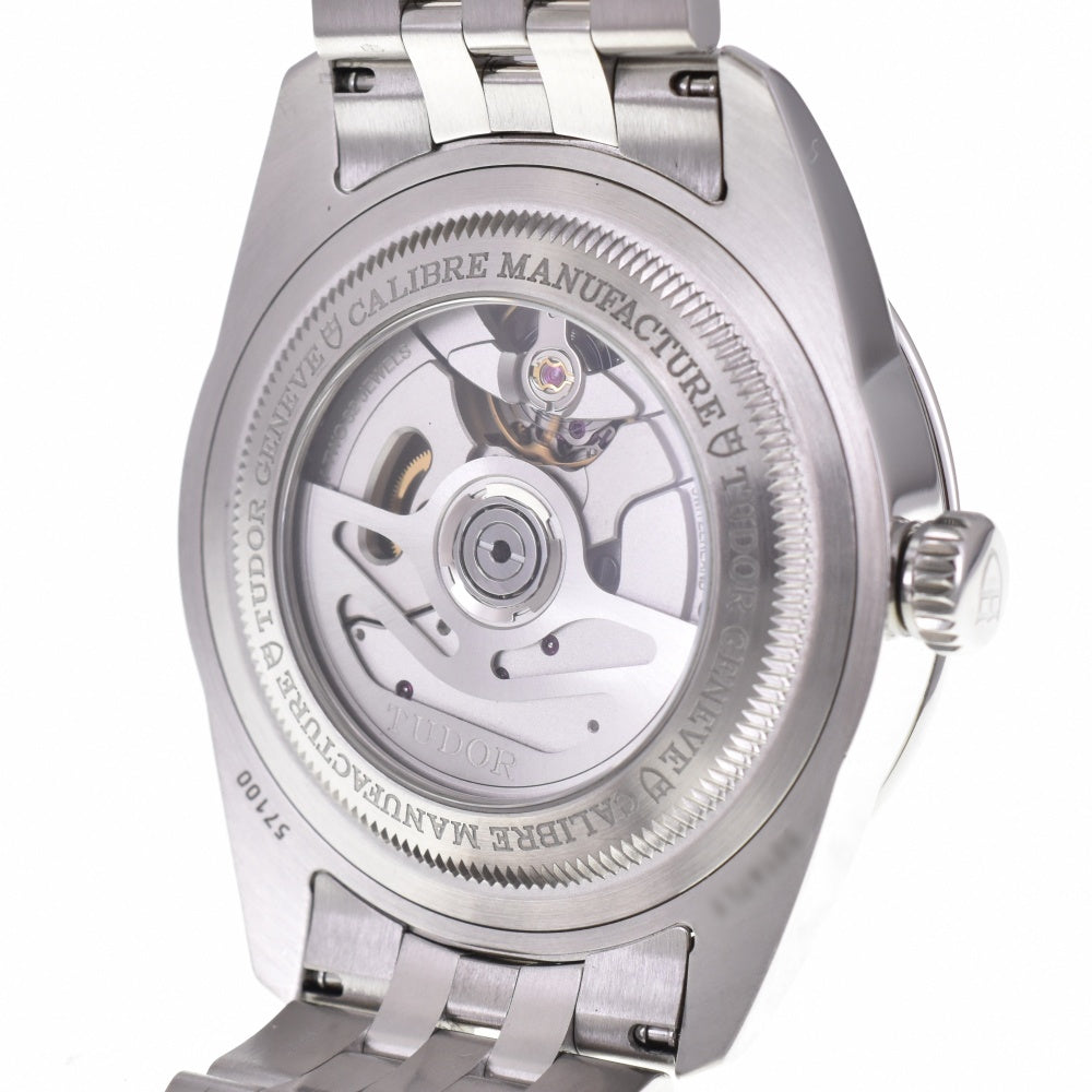 with paper TUDOR Glamor Double Date 57100 Small second black Dial Automatic Men's
 Watch N#142850