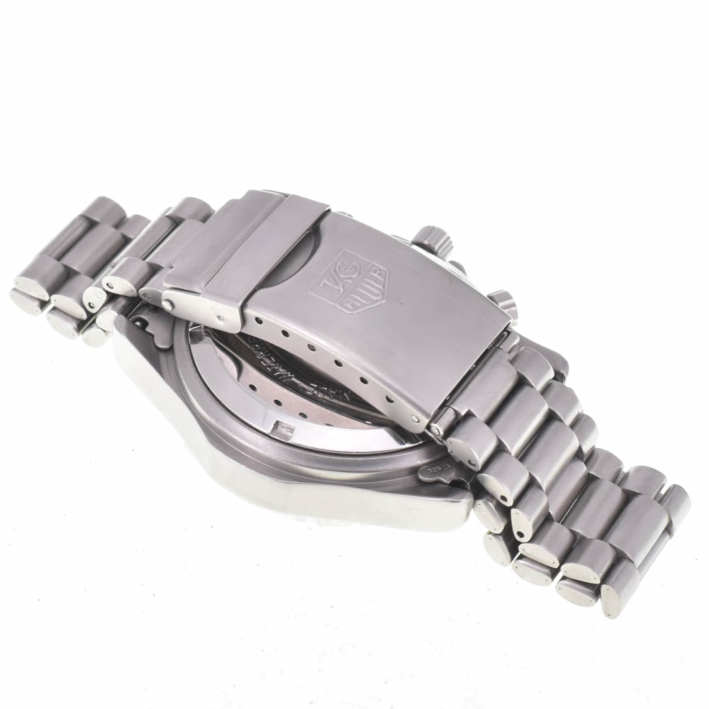 TAG HEUER 2000 Series Professional 273.006/1 vintage Chronograph Date Black / Silver Dial Quartz Men's
 Watch L#142853