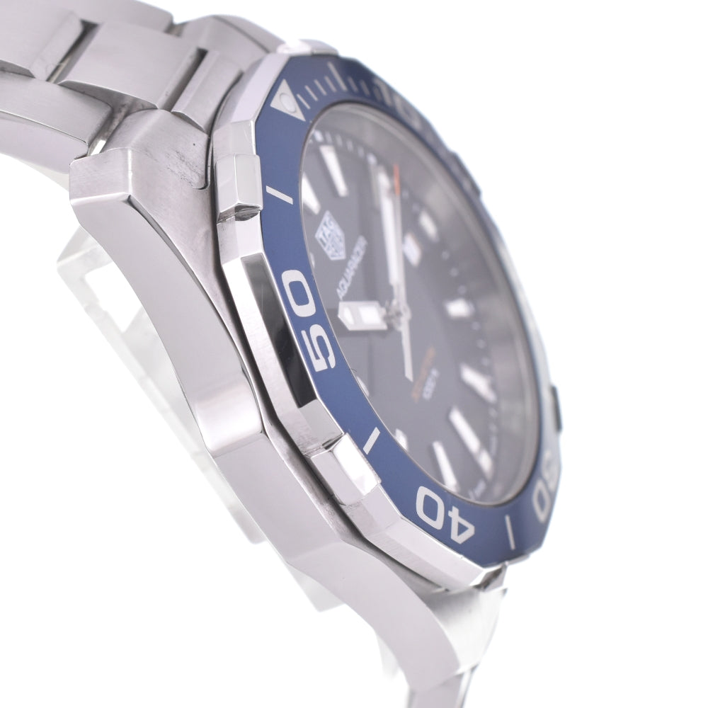 TAG HEUER Aqua racer WAY111C Date 300m blue Dial Quartz Men's
 Watch L#142855