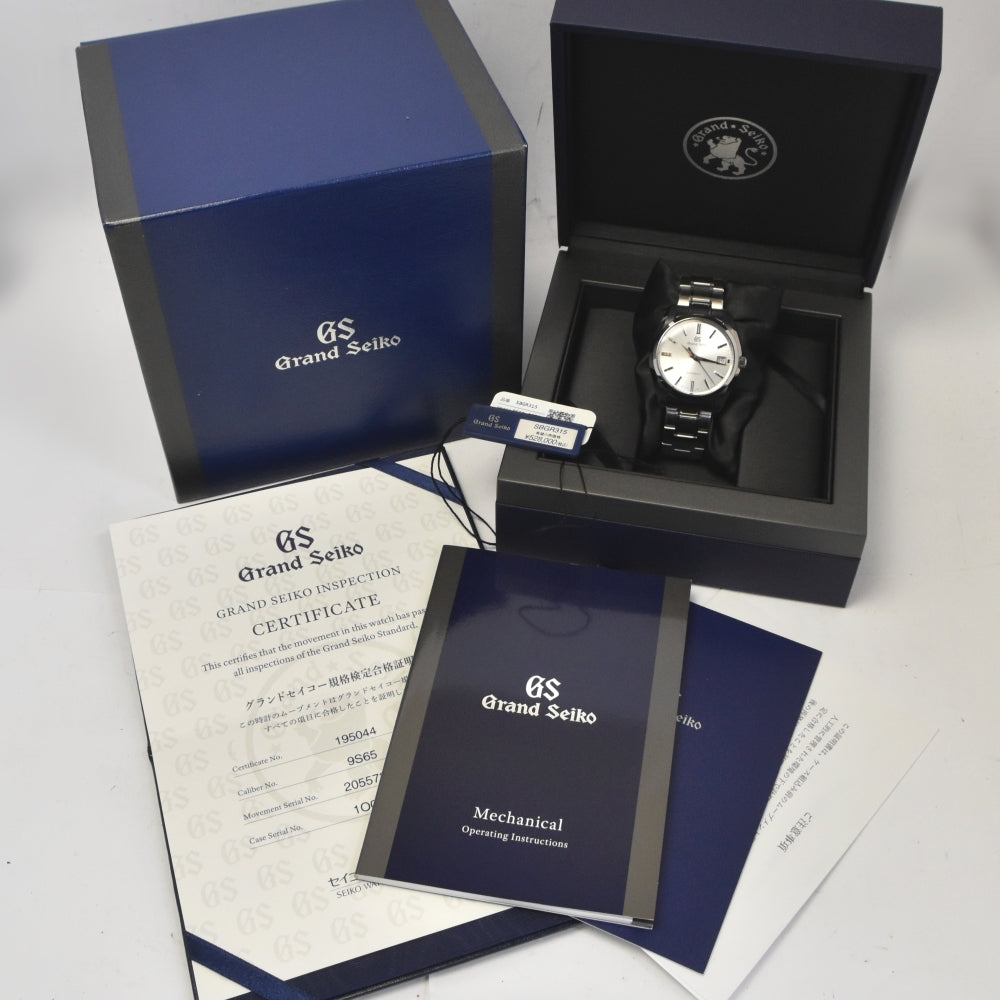 SEIKO Grand Seiko SBGR315/9S65-00T0 Heritage collection see-through back Silver Dial Automatic Men's
 Watch M#142857