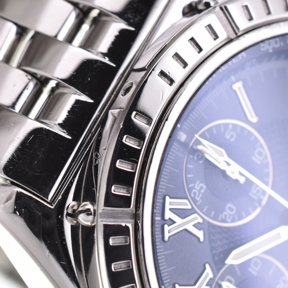 BREITLING Cross wind A13055 Chronograph Date blue Dial Automatic Men's
 Watch N#142858