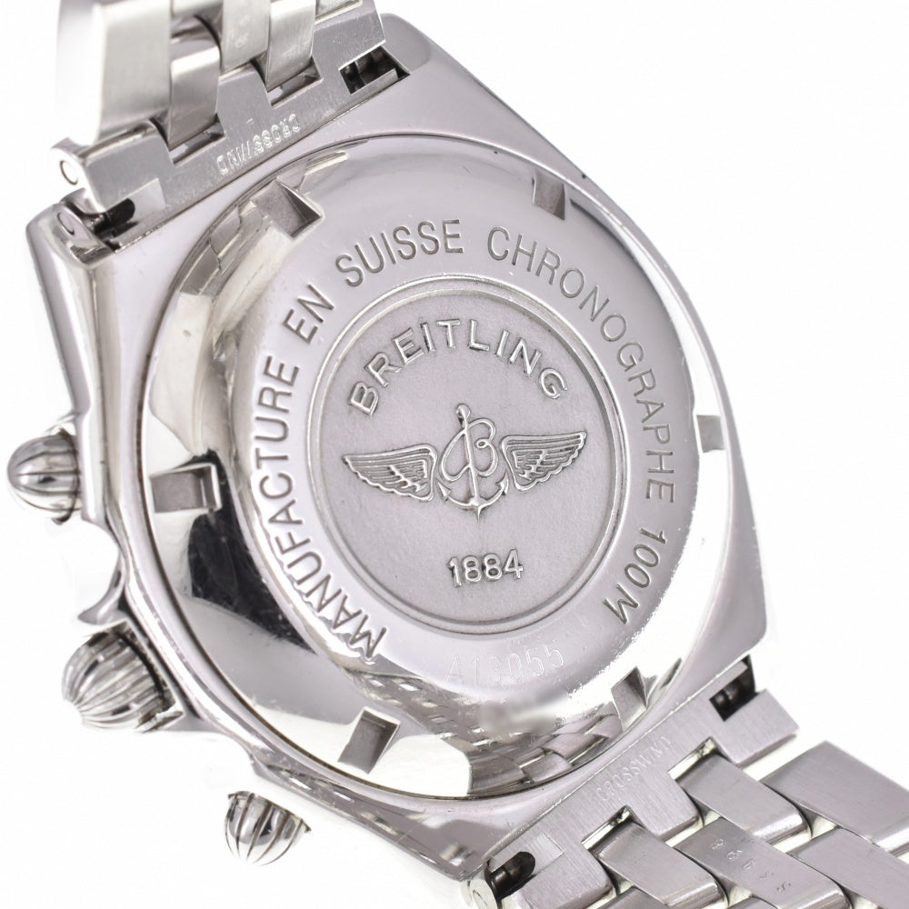 BREITLING Cross wind A13055 Chronograph Date blue Dial Automatic Men's
 Watch N#142858