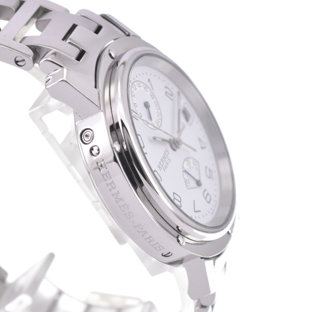 with paper HERMES Clipper CL5.710 Power Reserve Date GMT white Dial Automatic Men's
 Watch K#142863