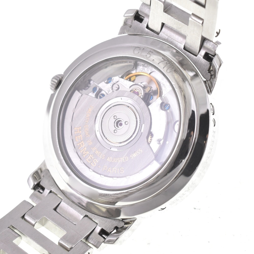 with paper HERMES Clipper CL5.710 Power Reserve Date GMT white Dial Automatic Men's
 Watch K#142863