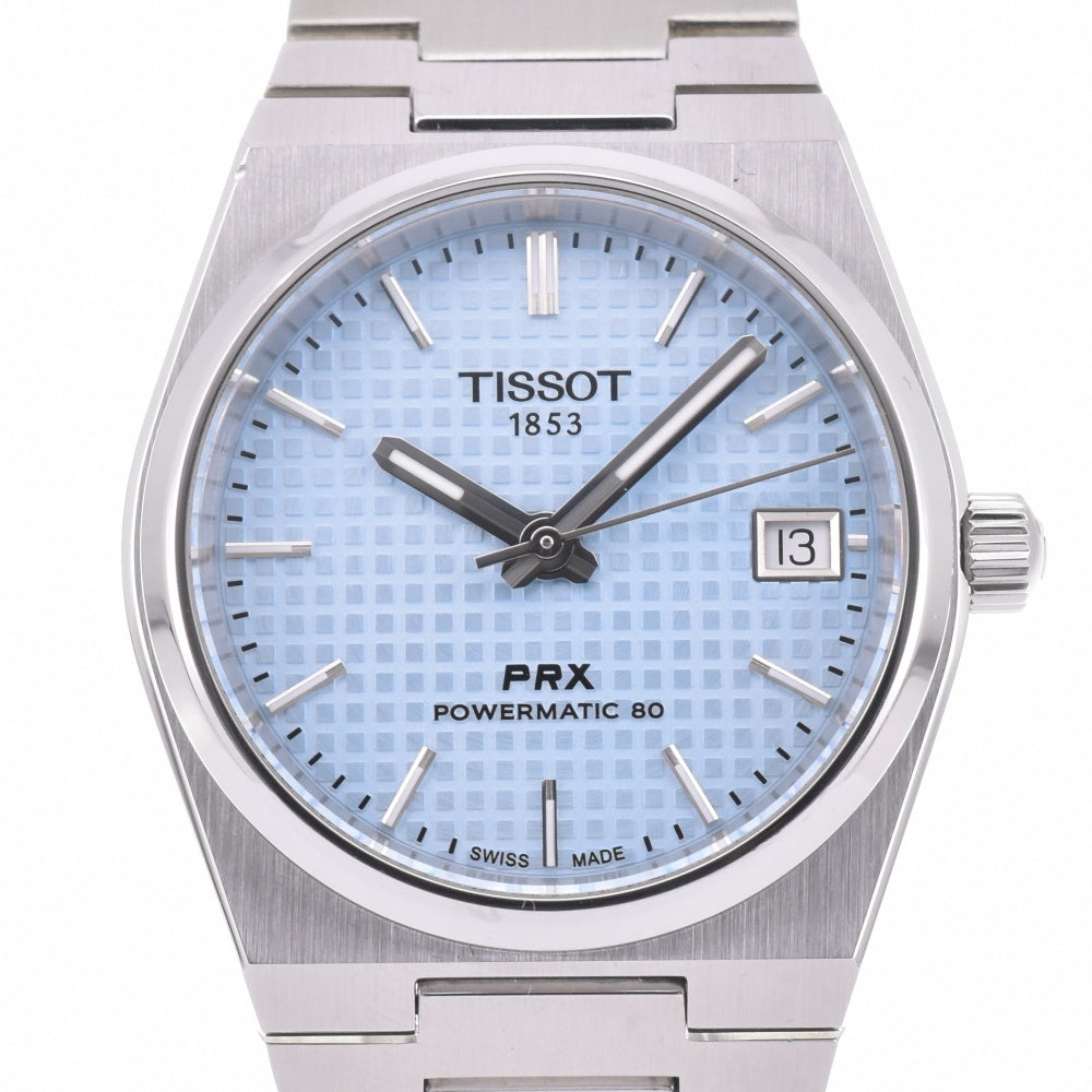 with paper TISSOT PRX T137.207.11.351.00 Powermatic 80 Ice blue Dial Automatic Unisex
 Watch K#142865