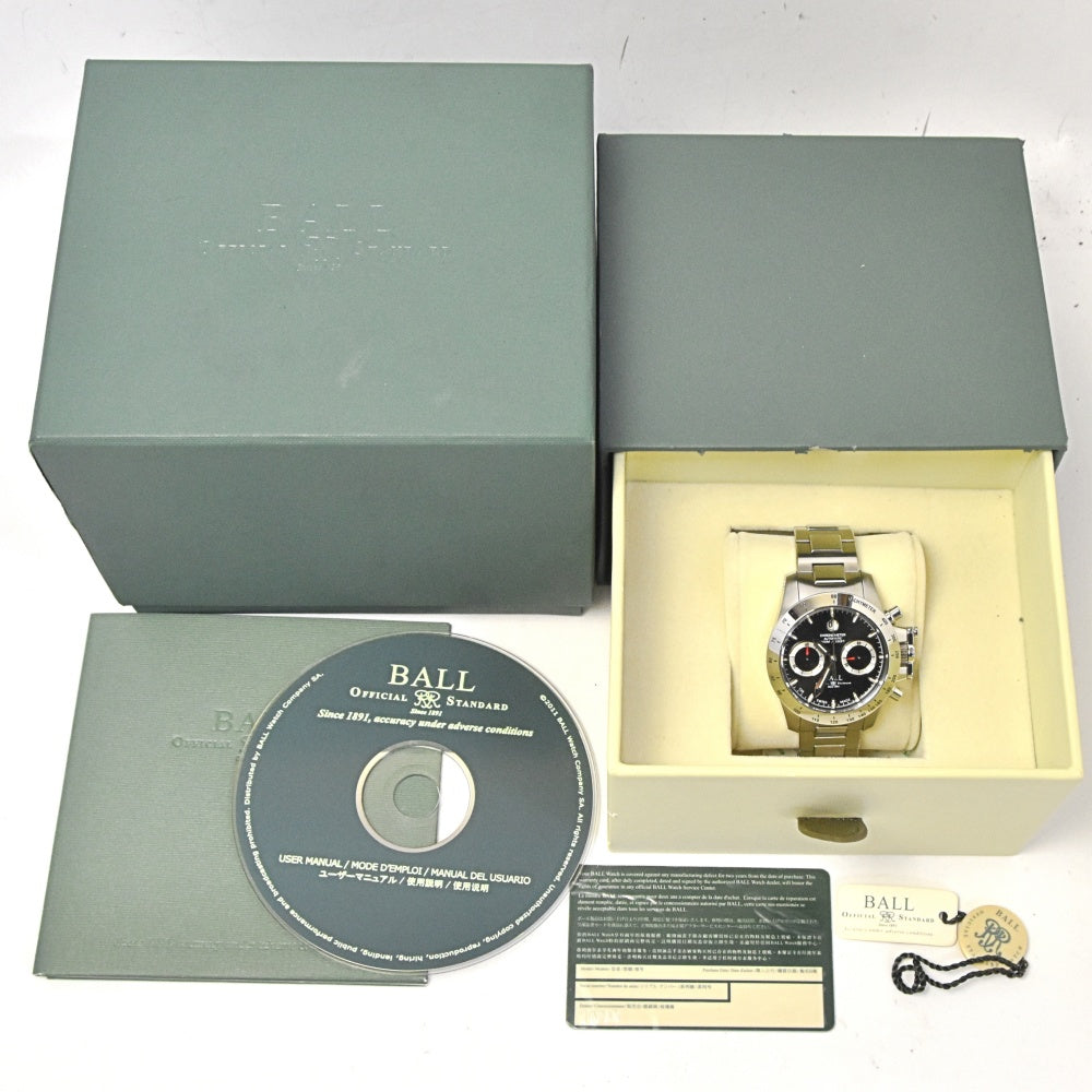 with paper BALLWATCH Engineer Hydrocarbon Magnate CM2098C-SCJ-BK Chronograph Date black Dial Automatic Men's
 Watch L#142866