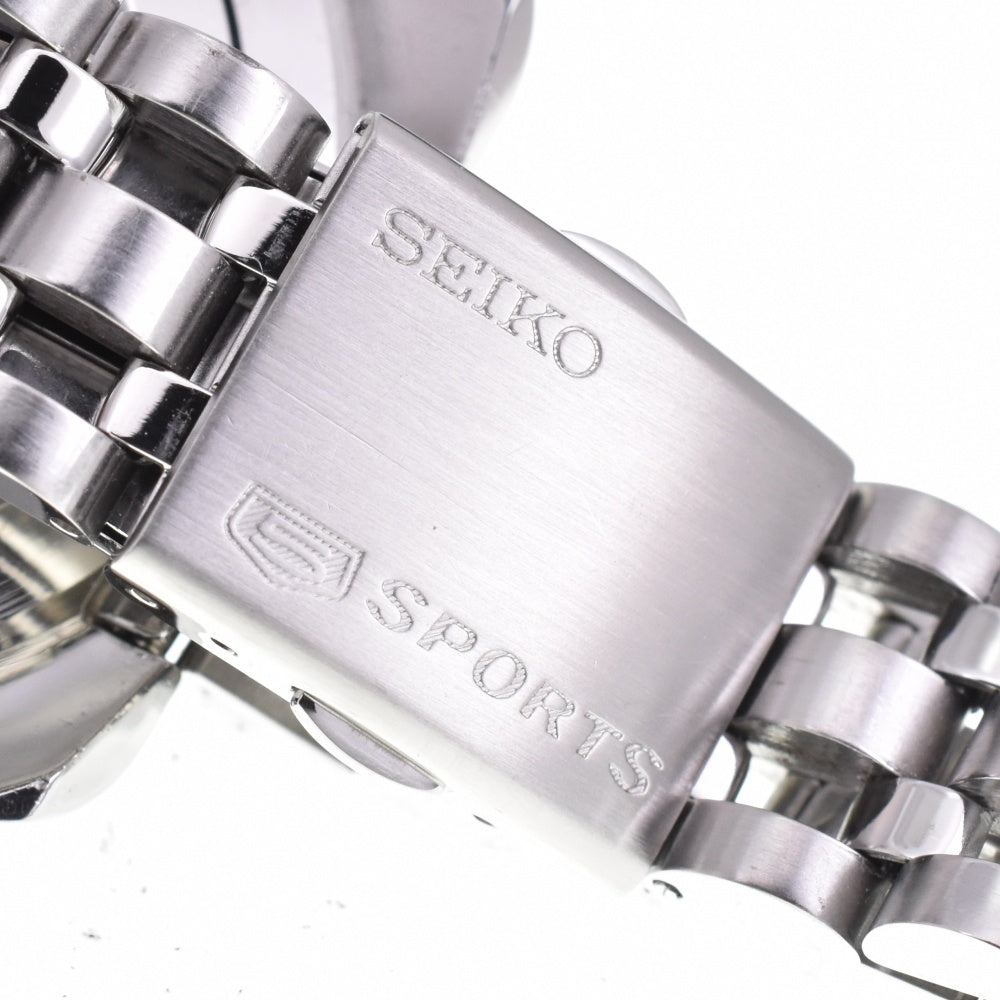 SEIKO 5 sports SBSS013/7S36-0070 Day date Silver Dial Automatic Men's
 Watch N#142868
