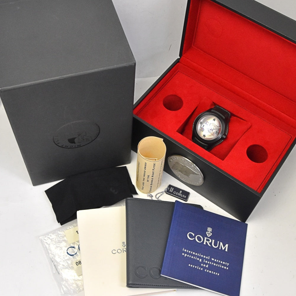 CORUM Bubble Night Flyer 082.150.45 Limited to 99 pieces Silver Dial Automatic Men's
 Watch K#142869