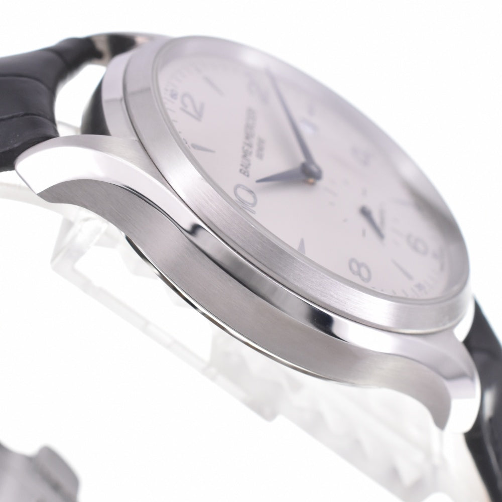with paper Baume & Mercier Clifton 65717/MOA10052 Small second date Silver Dial Automatic Men's
 Watch L#142870