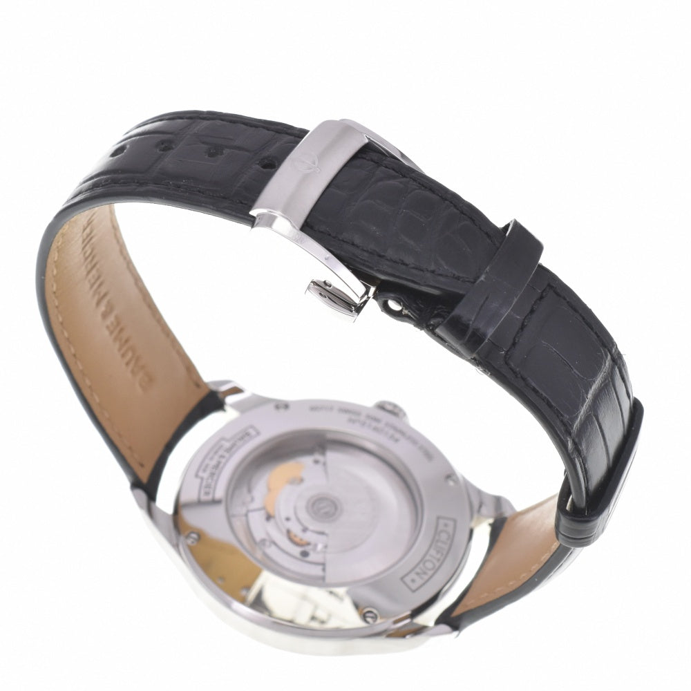 with paper Baume & Mercier Clifton 65717/MOA10052 Small second date Silver Dial Automatic Men's
 Watch L#142870