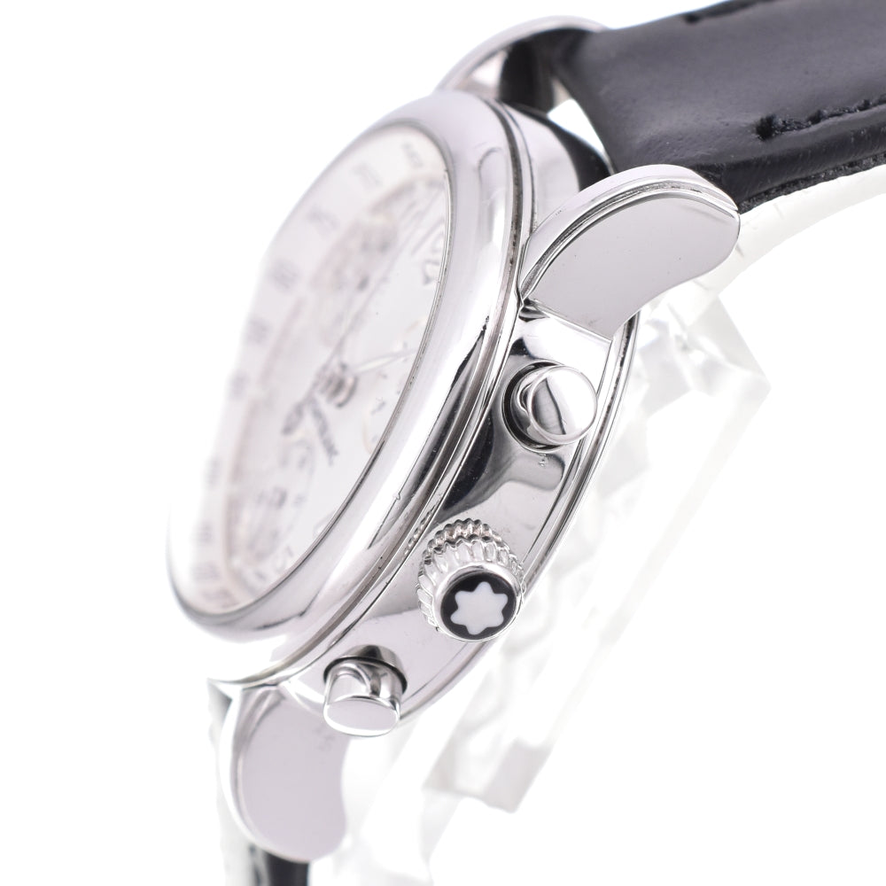 with paper MONTBLANC Meistersteck 7039 Chronograph Silver Dial Quartz Ladies
 Watch M#142873