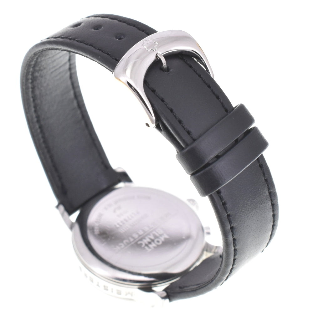 with paper MONTBLANC Meistersteck 7039 Chronograph Silver Dial Quartz Ladies
 Watch M#142873