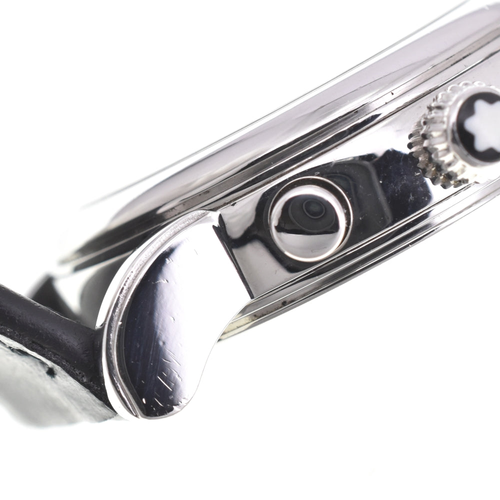 with paper MONTBLANC Meistersteck 7039 Chronograph Silver Dial Quartz Ladies
 Watch M#142873