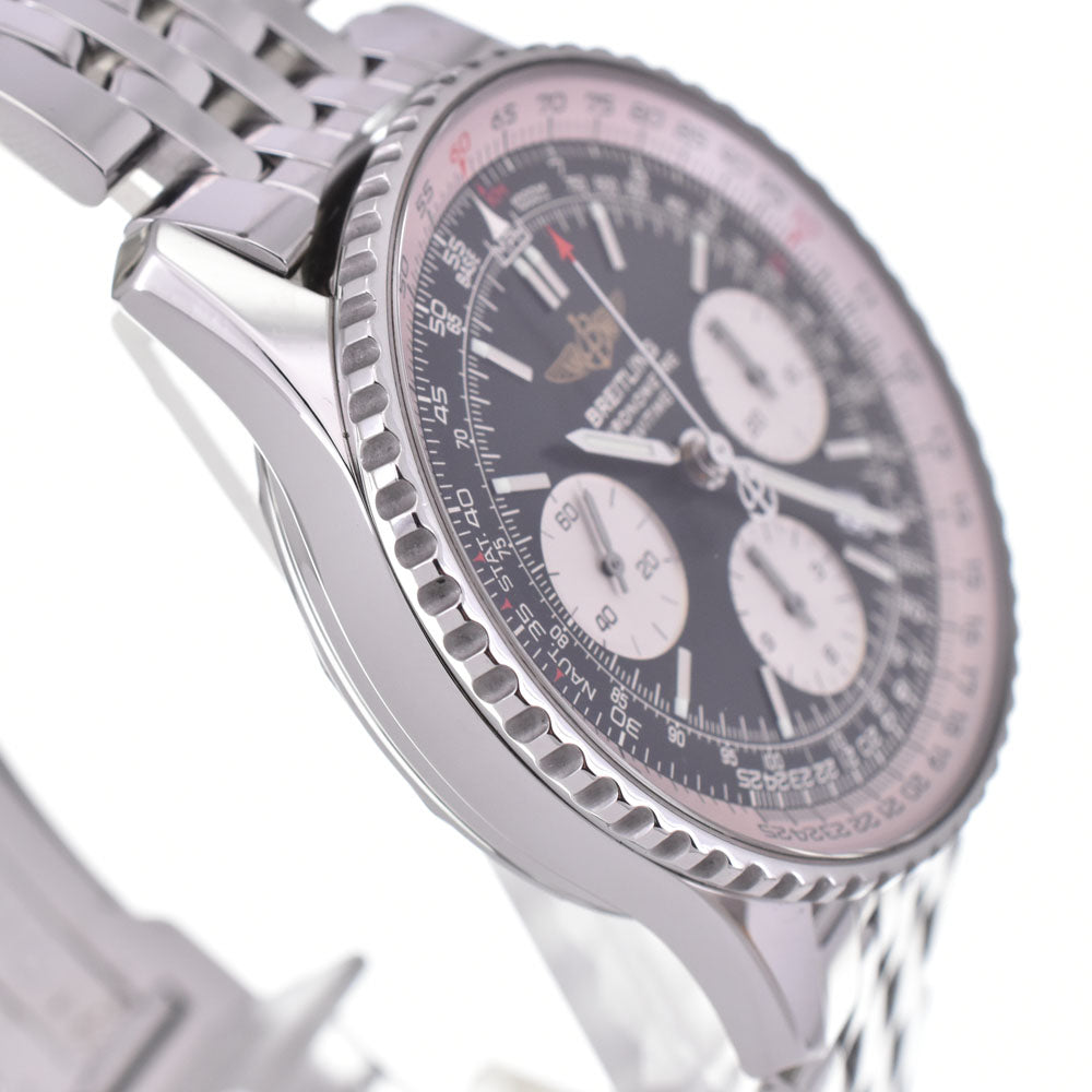 BREITLING Navi timer A23322 Chronograph Date Black / Silver Dial Automatic Men's
 Watch Q#142887