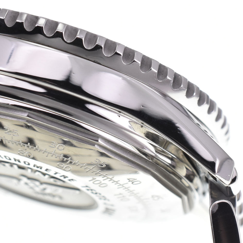 BREITLING Navi timer A23322 Chronograph Date Black / Silver Dial Automatic Men's
 Watch Q#142887