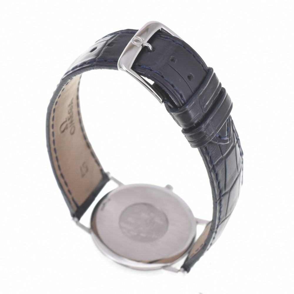 OMEGA De Ville Date Stainless Steel Silver Dial Quartz Men's
 Watch L#142878