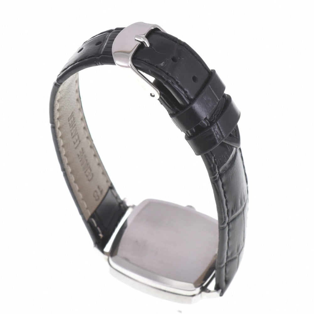 OMEGA Geneva 162.0060 vintage Date Stainless Steel/Leather Cal.1012 Silver Dial Automatic Men's
 Watch L#142879