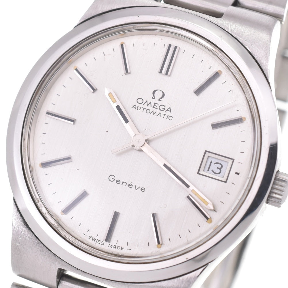OMEGA Geneva Date 166.0173 vintage Cal.1012 Silver Dial Automatic Men's
 Watch L#142884