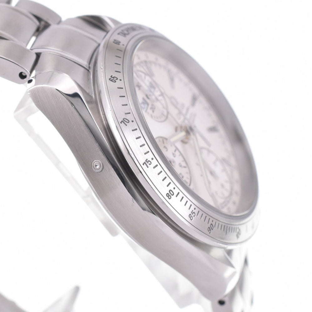 with paper OMEGA Speedmaster 3221.30 Triple calendar chronograph Silver Dial Automatic Men's
 Watch L#142889