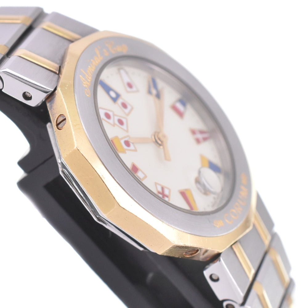 CORUM Admirals cup 39.610.21V52B Stainless Steel/YG Ivory Dial Quartz Ladies
 Watch L#142890