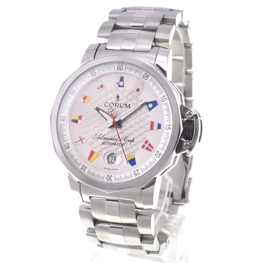 CORUM Admiral's Cup Trophy 41 082.830.20 Silver Dial Automatic Men's
 Watch L#142891