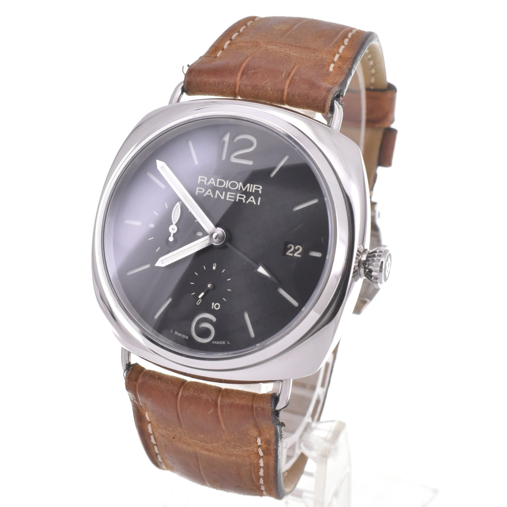 with paper PANERAI Radiomir 10 Days GMT PAM00323 black Dial Automatic Men's
 Watch L#142893