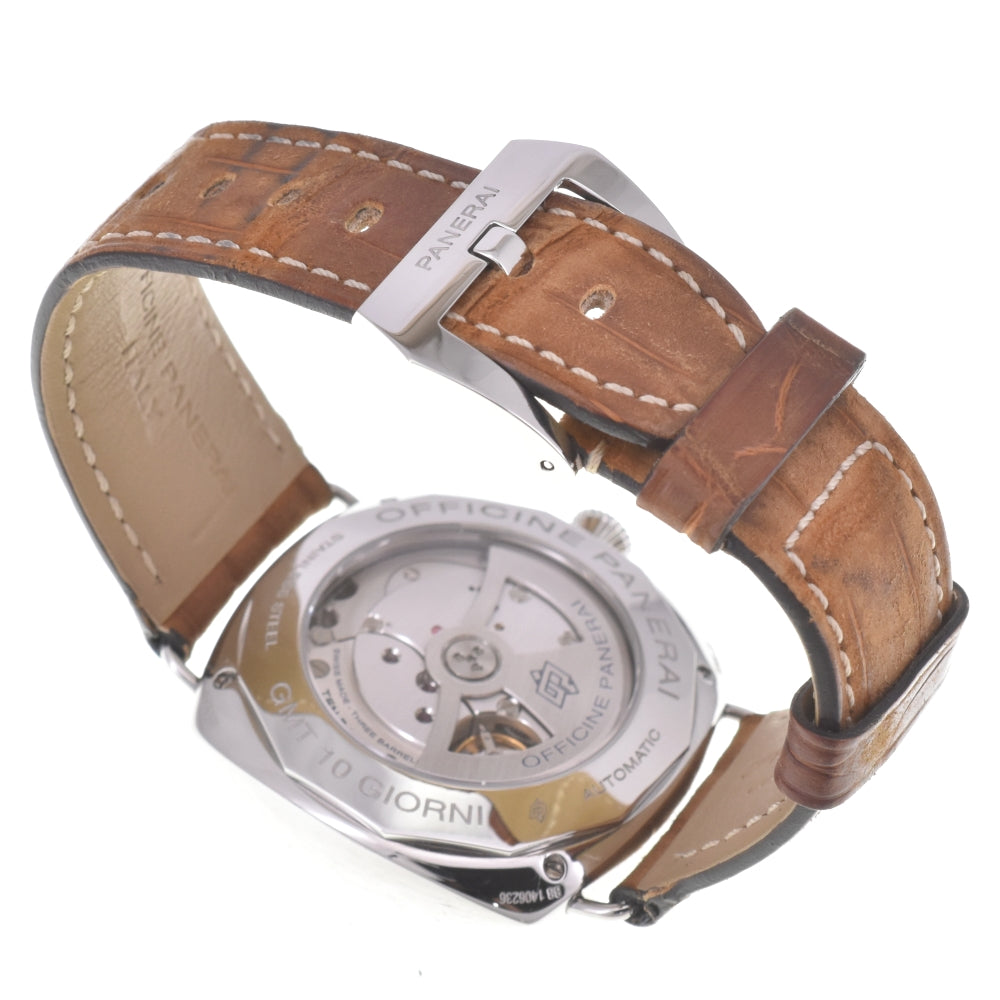 with paper PANERAI Radiomir 10 Days GMT PAM00323 black Dial Automatic Men's
 Watch L#142893