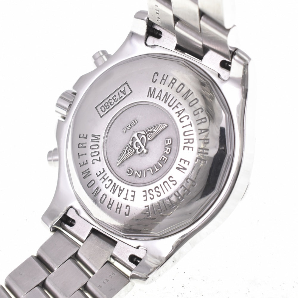 with paper BREITLING Colt A73380 Chronograph Date black Dial Quartz Men's
 Watch L#142894