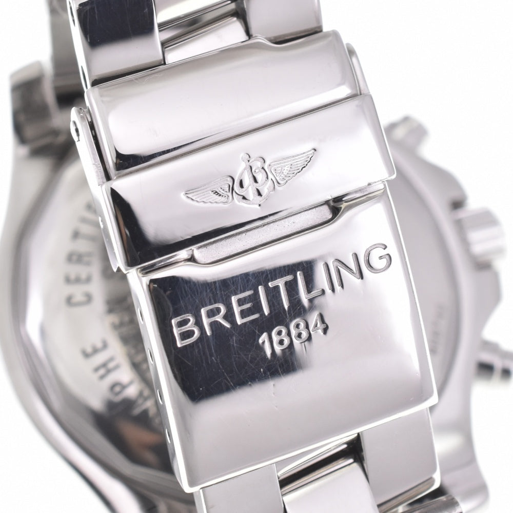 with paper BREITLING Colt A73380 Chronograph Date black Dial Quartz Men's
 Watch L#142894