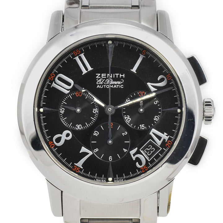 ZENITH elite port royale 01/02.0450.400 Chronograph Date black Dial Automatic Men's
 Watch O#142895