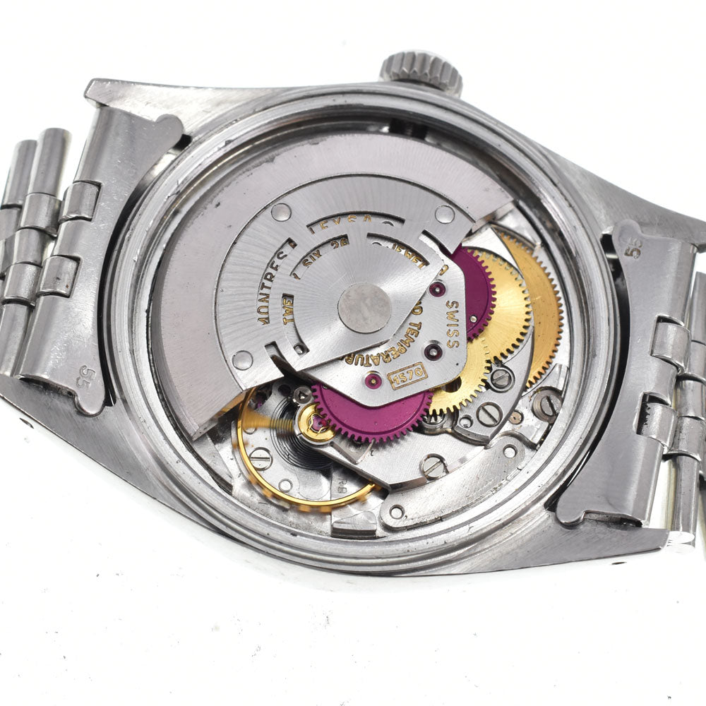 ROLEX DATEJUST 1601 vintage Cal.1570 Wide Boy Silver Dial Automatic Men's
 Watch K#142896