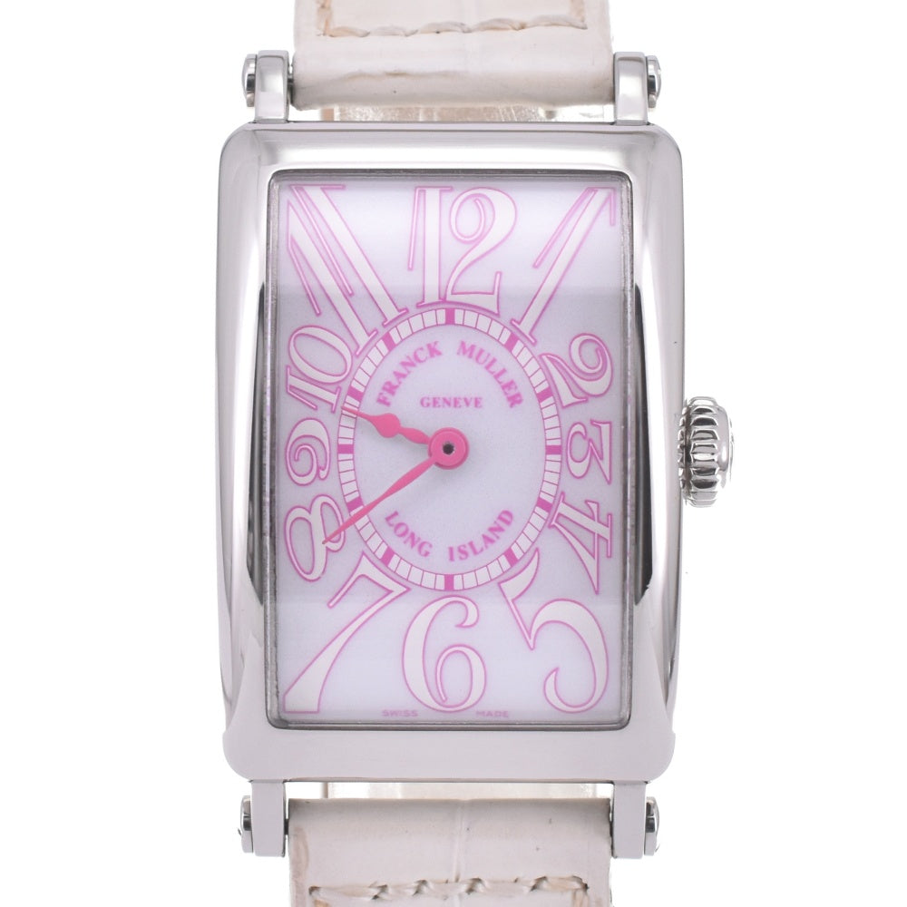 FRANCK MULLER Long Island 902QZ JA Limited edition of 500 White / pink Dial Quartz Ladies
 Watch L#142899