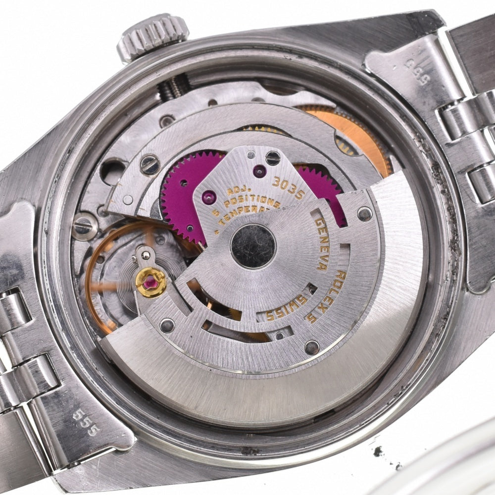 ROLEX Oyster Perpetual DATEJUST 16014 WG bezel Cal.3035 Silver Dial Automatic Men's
 Watch M#142900